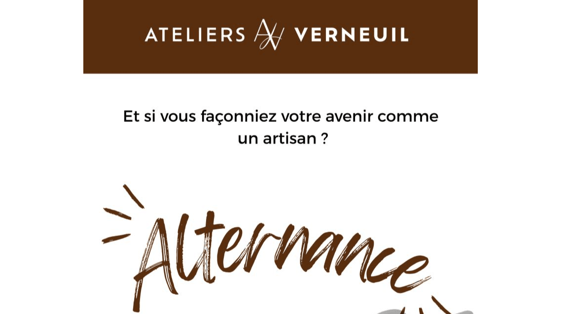 La campagne d’alternance 2026 des Ateliers de Verneuil est lancée !