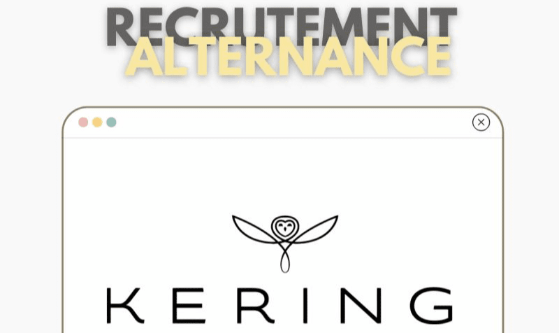  Kering recrute ses futurs talents en alternance !