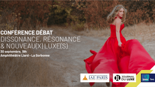 SAVE THE DATE 30/09 | Conférence - Dissonance, Résonance & Nouveau(x) Luxe(s)