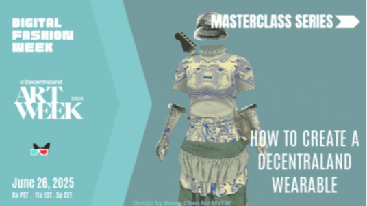 Masterclass -- How to create a Decentraland Wearable